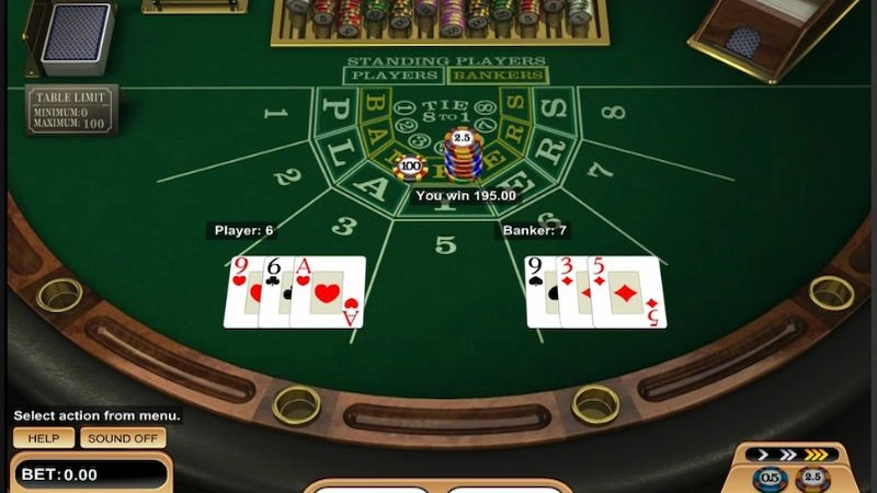 Some special rules in Online Baccarat