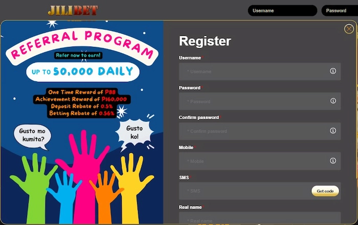 Register JILIBET